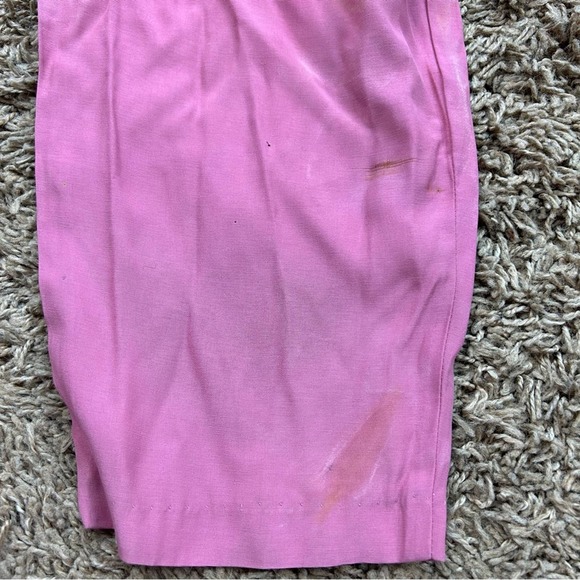 Vintage Enfocus Studio Pink and White Striped Jumpsuit Set With Blazer - Picture 8 of 11